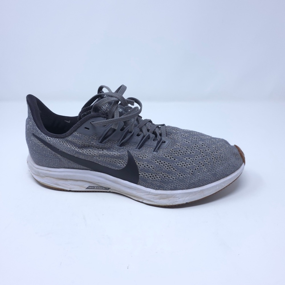 Nike Air Zoom Pegasus 35 Mens Running Shoes Gray Black 942851-006 Size 10